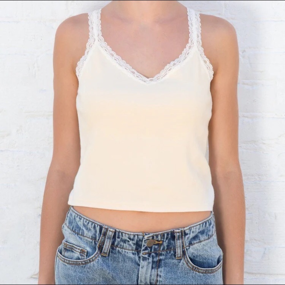 brandy melville lorene lace tank